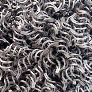 Wrought iron baskets